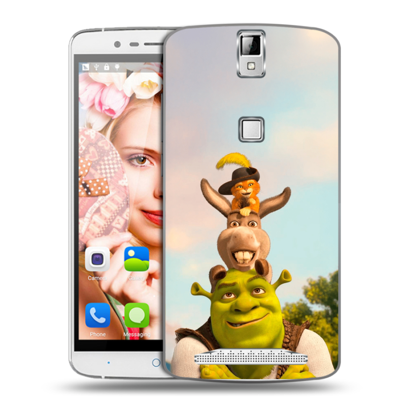 Пластиковый чехол на Elephone P8000 с принтом Шрек Shrek Пластиковый чехол на Elephone P8000 с принтом Шрек Shrek