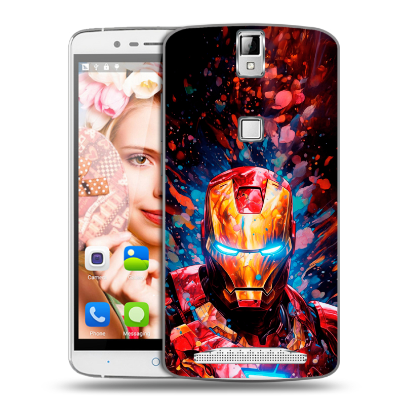 Пластиковый чехол на Elephone P8000 с принтом Железный человек Ironman Пластиковый чехол на Elephone P8000 с принтом Железный человек Ironman