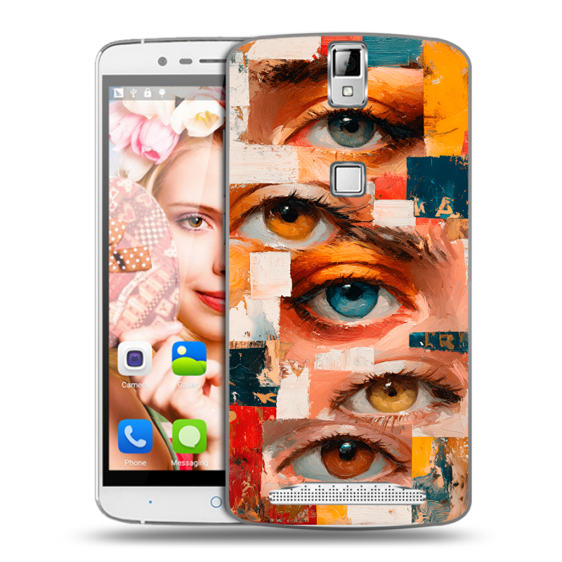 Пластиковый чехол на Elephone P8000 с принтом Модный принт Пластиковый чехол на Elephone P8000 с принтом Модный принт
