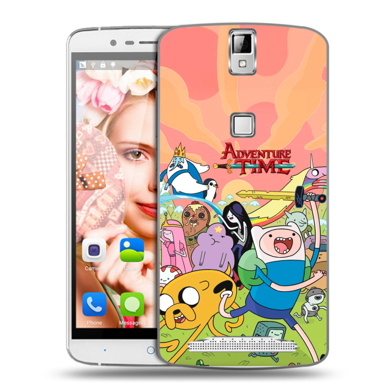Пластиковый чехол на Elephone P8000 с принтом Adventure time Время приключений Пластиковый чехол на Elephone P8000 с принтом Adventure time Время приключений