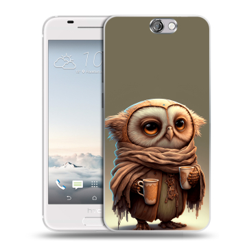Силиконовый чехол на HTC One A9 с принтом Сова