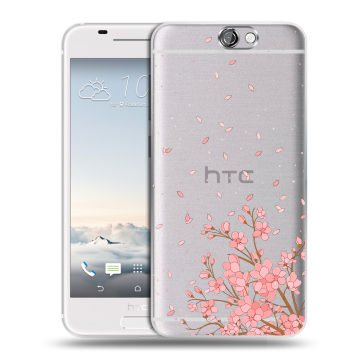 Силиконовый чехол на HTC One A9 с принтом Ветка сакуры