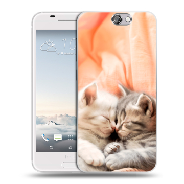 Силиконовый чехол на HTC One A9 с принтом Котята Силиконовый чехол на HTC One A9 с принтом Котята