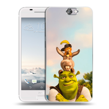 Силиконовый чехол на HTC One A9 с принтом Шрек Shrek