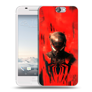 Силиконовый чехол на HTC One A9 с принтом человек паук spiderman Силиконовый чехол на HTC One A9 с принтом человек паук spiderman