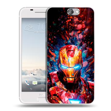 Силиконовый чехол на HTC One A9 с принтом Железный человек Ironman Силиконовый чехол на HTC One A9 с принтом Железный человек Ironman