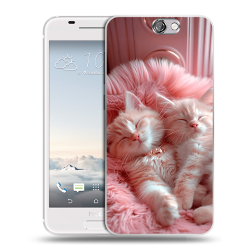 Силиконовый чехол на HTC One A9 с принтом котята котики Силиконовый чехол на HTC One A9 с принтом котята котики