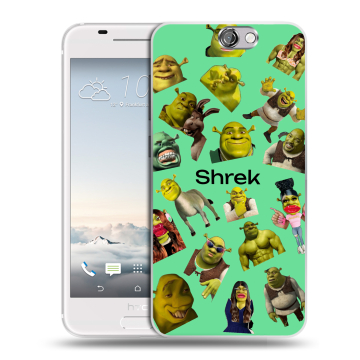 Силиконовый чехол на HTC One A9 с принтом Шрек Shrek