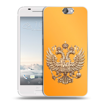 Силиконовый чехол на HTC One A9 с принтом Герб Флаг России