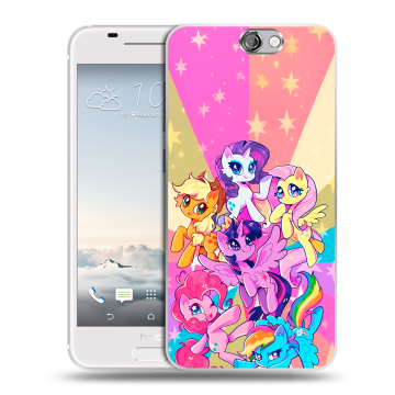 Силиконовый чехол на HTC One A9 с принтом My little pony Дружба чудо Силиконовый чехол на HTC One A9 с принтом My little pony Дружба чудо