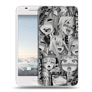 Силиконовый чехол на HTC One A9 с принтом Ahegao Ахегао Аниме