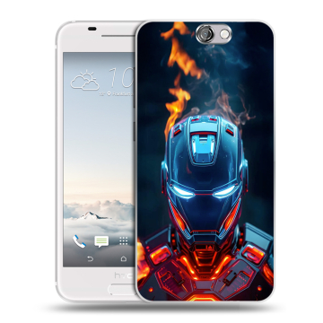 Силиконовый чехол на HTC One A9 с принтом IronMan Железный человек Силиконовый чехол на HTC One A9 с принтом IronMan Железный человек