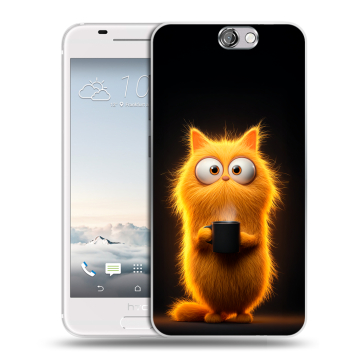 Силиконовый чехол на HTC One A9 с принтом Смешной кот Силиконовый чехол на HTC One A9 с принтом Смешной кот
