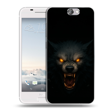 Силиконовый чехол на HTC One A9 с принтом Волк