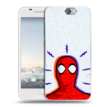Силиконовый чехол на HTC One A9 с принтом Spiderman Человек паук