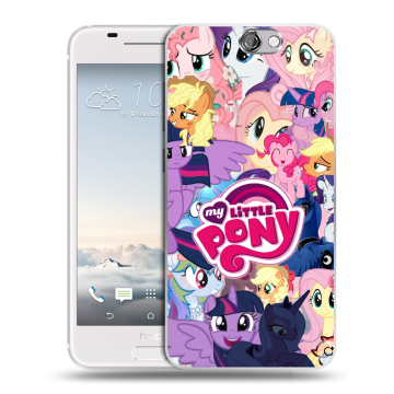 Силиконовый чехол на HTC One A9 с принтом My little pony Дружба чудо