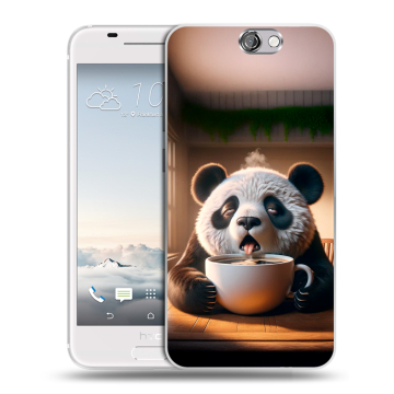 Силиконовый чехол на HTC One A9 с принтом смешная панда