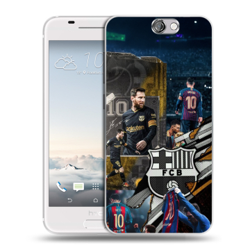 Силиконовый чехол на HTC One A9 с принтом Messi Barcelona Силиконовый чехол на HTC One A9 с принтом Messi Barcelona
