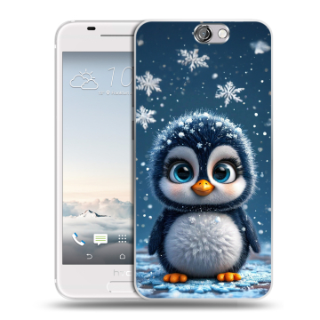 Силиконовый чехол на HTC One A9 с принтом Новый год