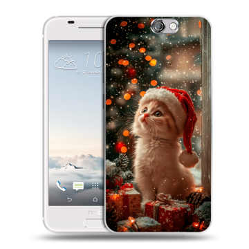 Силиконовый чехол на HTC One A9 с принтом Новый год Силиконовый чехол на HTC One A9 с принтом Новый год