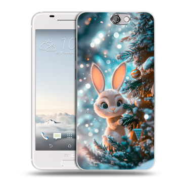 Силиконовый чехол на HTC One A9 с принтом Новый год Силиконовый чехол на HTC One A9 с принтом Новый год