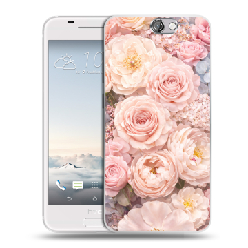Силиконовый чехол на HTC One A9 с принтом женский