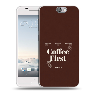 Силиконовый чехол на HTC One A9 с принтом женский