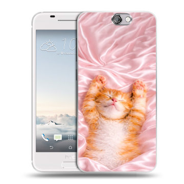 Силиконовый чехол на HTC One A9 с принтом женский