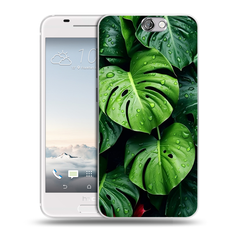Пластиковый чехол на HTC One A9 с принтом Листья Пластиковый чехол на HTC One A9 с принтом Листья