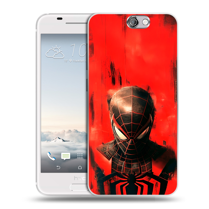 Пластиковый чехол на HTC One A9 с принтом человек паук spiderman Пластиковый чехол на HTC One A9 с принтом человек паук spiderman