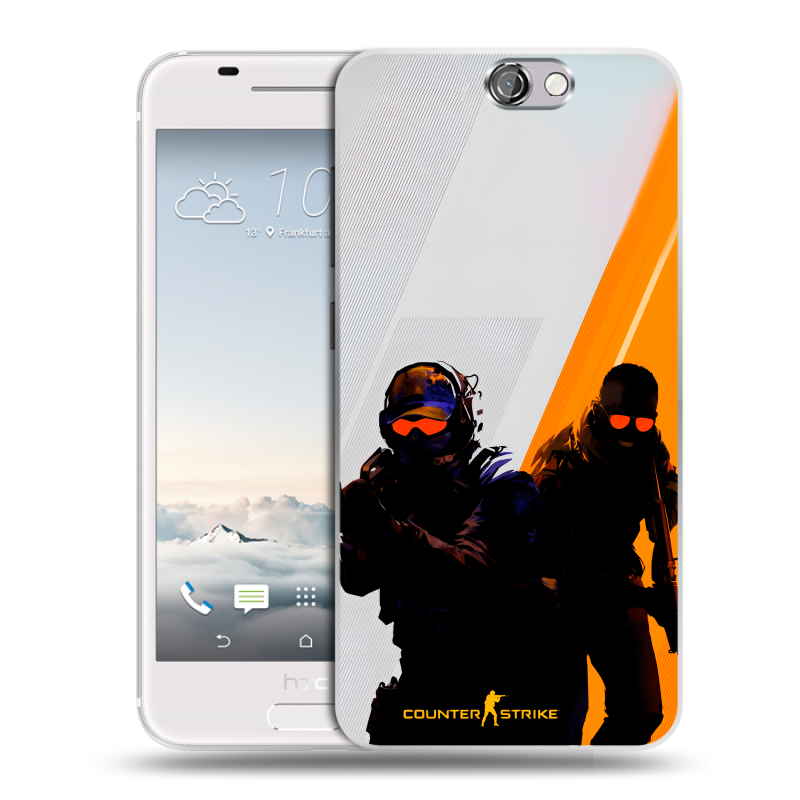 Силиконовый чехол на HTC One A9 с принтом Контер страйк Counter strike Силиконовый чехол на HTC One A9 с принтом Контер страйк Counter strike