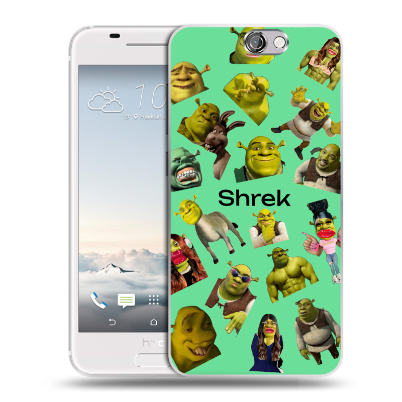 Пластиковый чехол на HTC One A9 с принтом Шрек Shrek Пластиковый чехол на HTC One A9 с принтом Шрек Shrek