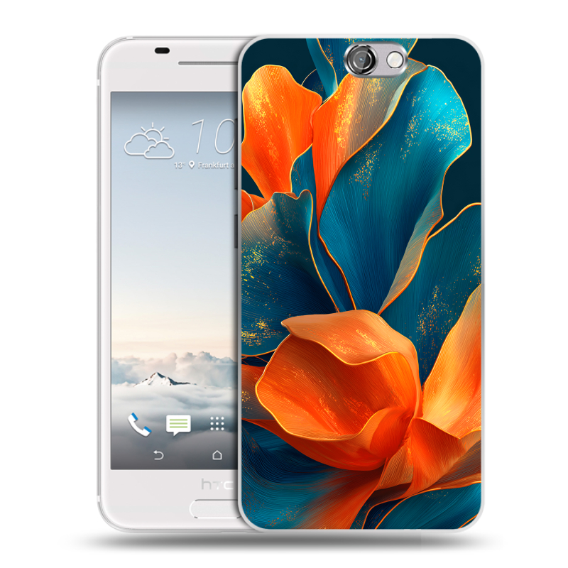 Силиконовый чехол на HTC One A9 с принтом Цветы Силиконовый чехол на HTC One A9 с принтом Цветы