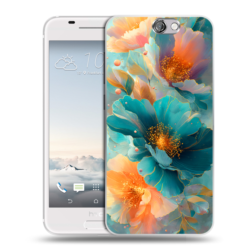 Пластиковый чехол на HTC One A9 с принтом Цветы Пластиковый чехол на HTC One A9 с принтом Цветы