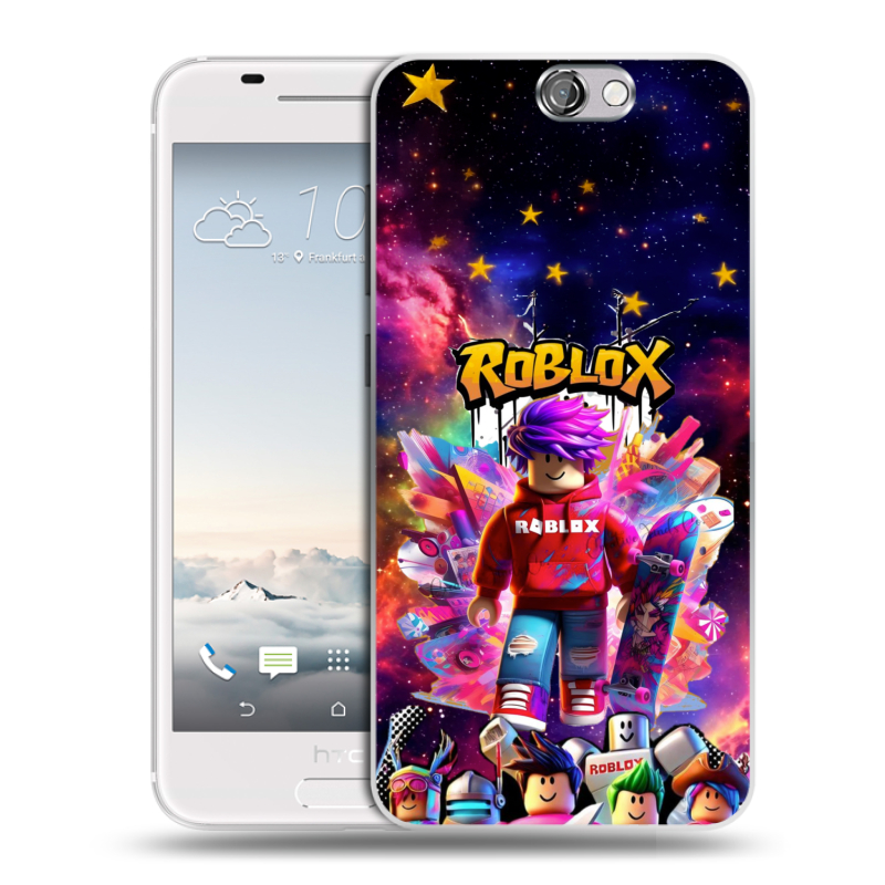 Пластиковый чехол на HTC One A9 с принтом Roblox Роблокс Пластиковый чехол на HTC One A9 с принтом Roblox Роблокс