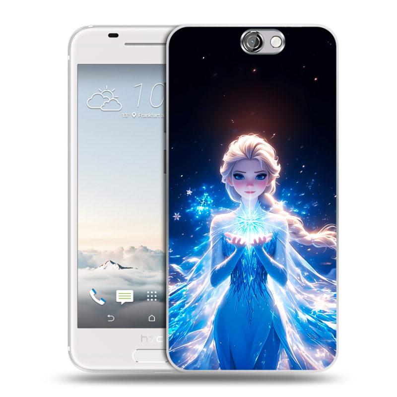 Силиконовый чехол на HTC One A9 с принтом Холодное сердце Frozen Силиконовый чехол на HTC One A9 с принтом Холодное сердце Frozen