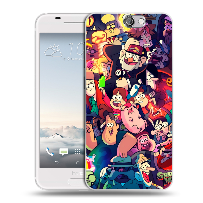 Силиконовый чехол на HTC One A9 с принтом Gravity Falls Гравити Фолз Силиконовый чехол на HTC One A9 с принтом Gravity Falls Гравити Фолз