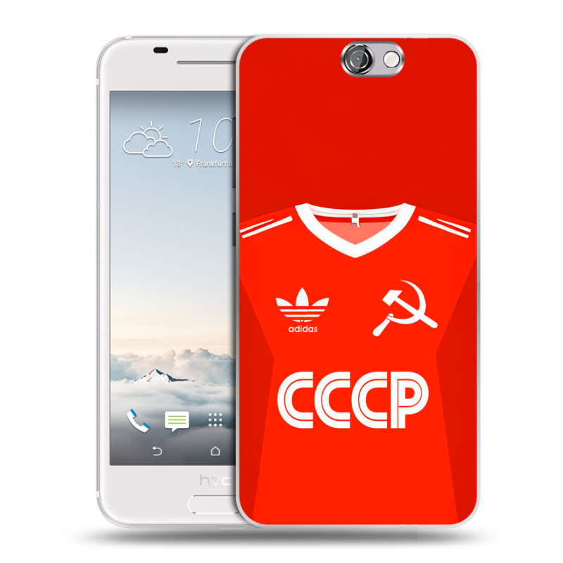 Пластиковый чехол на HTC One A9 с принтом Флаг Герб СССР Пластиковый чехол на HTC One A9 с принтом Флаг Герб СССР