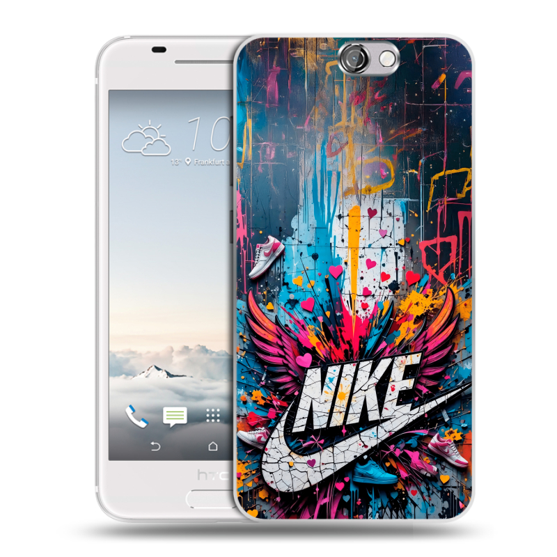 Пластиковый чехол на HTC One A9 с принтом Nike Найк Пластиковый чехол на HTC One A9 с принтом Nike Найк