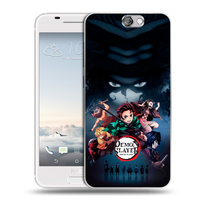Пластиковый чехол на HTC One A9 с принтом Demon Slayer Клинок рассекающий демонов Пластиковый чехол на HTC One A9 с принтом Demon Slayer Клинок рассекающий демонов