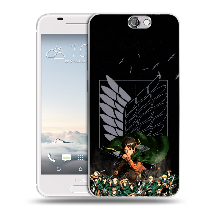 Пластиковый чехол на HTC One A9 с принтом Атака титанов Пластиковый чехол на HTC One A9 с принтом Атака титанов
