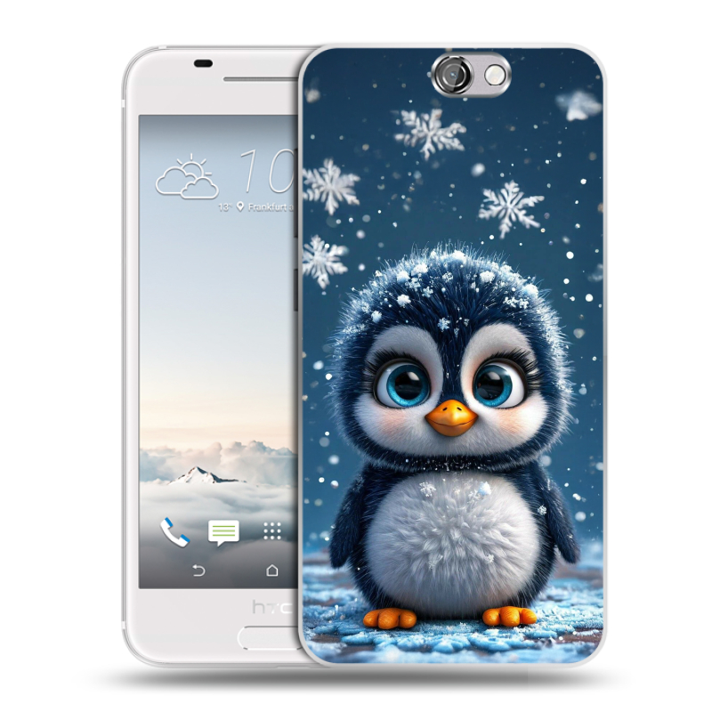 Пластиковый чехол на HTC One A9 с принтом Новый год Пластиковый чехол на HTC One A9 с принтом Новый год