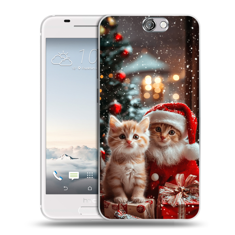 Пластиковый чехол на HTC One A9 с принтом Новый год Пластиковый чехол на HTC One A9 с принтом Новый год