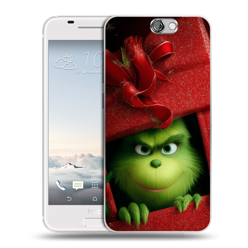 Силиконовый чехол на HTC One A9 с принтом Новый год Силиконовый чехол на HTC One A9 с принтом Новый год