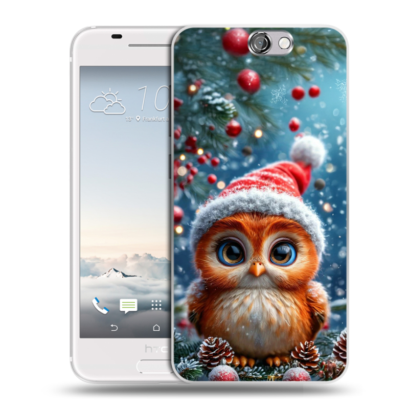 Пластиковый чехол на HTC One A9 с принтом Новый год Пластиковый чехол на HTC One A9 с принтом Новый год