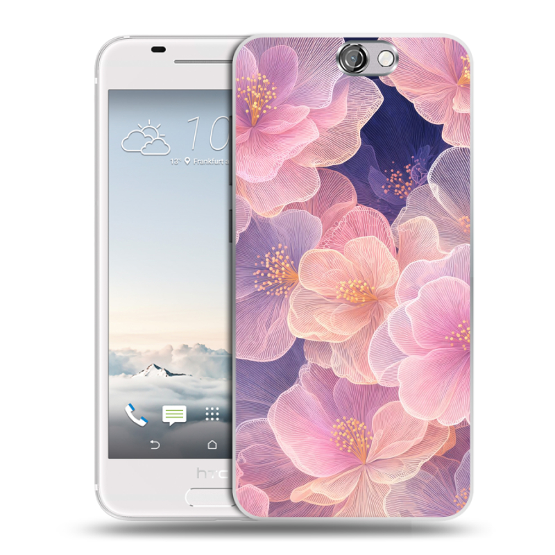 Пластиковый чехол на HTC One A9 с принтом женский Пластиковый чехол на HTC One A9 с принтом женский