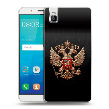 Пластиковый чехол на Huawei ShotX с принтом Герб России Пластиковый чехол на Huawei ShotX с принтом Герб России