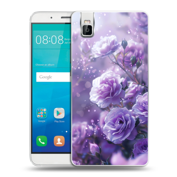 Пластиковый чехол на Huawei ShotX с принтом Розы цветы Пластиковый чехол на Huawei ShotX с принтом Розы цветы