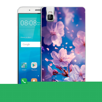 Пластиковый чехол на Huawei ShotX с принтом цветы бабочки Пластиковый чехол на Huawei ShotX с принтом цветы бабочки