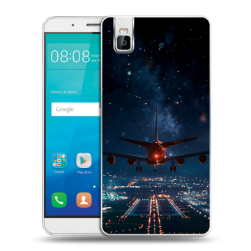 Пластиковый чехол на Huawei ShotX с принтом самолет Пластиковый чехол на Huawei ShotX с принтом самолет